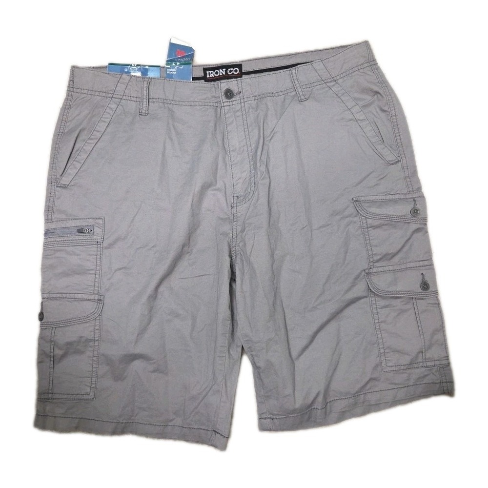 Iron Co Men's Cargo Shorts Grey 40